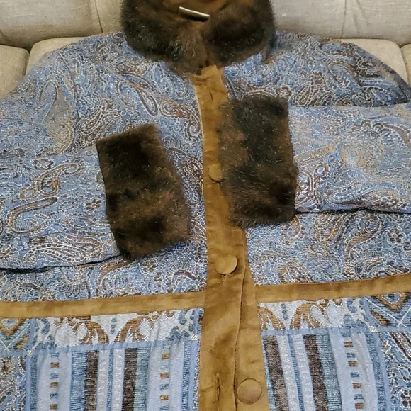 Isabella's Journey signature collection women' blue button down jacket s… - Picture 13 of 17